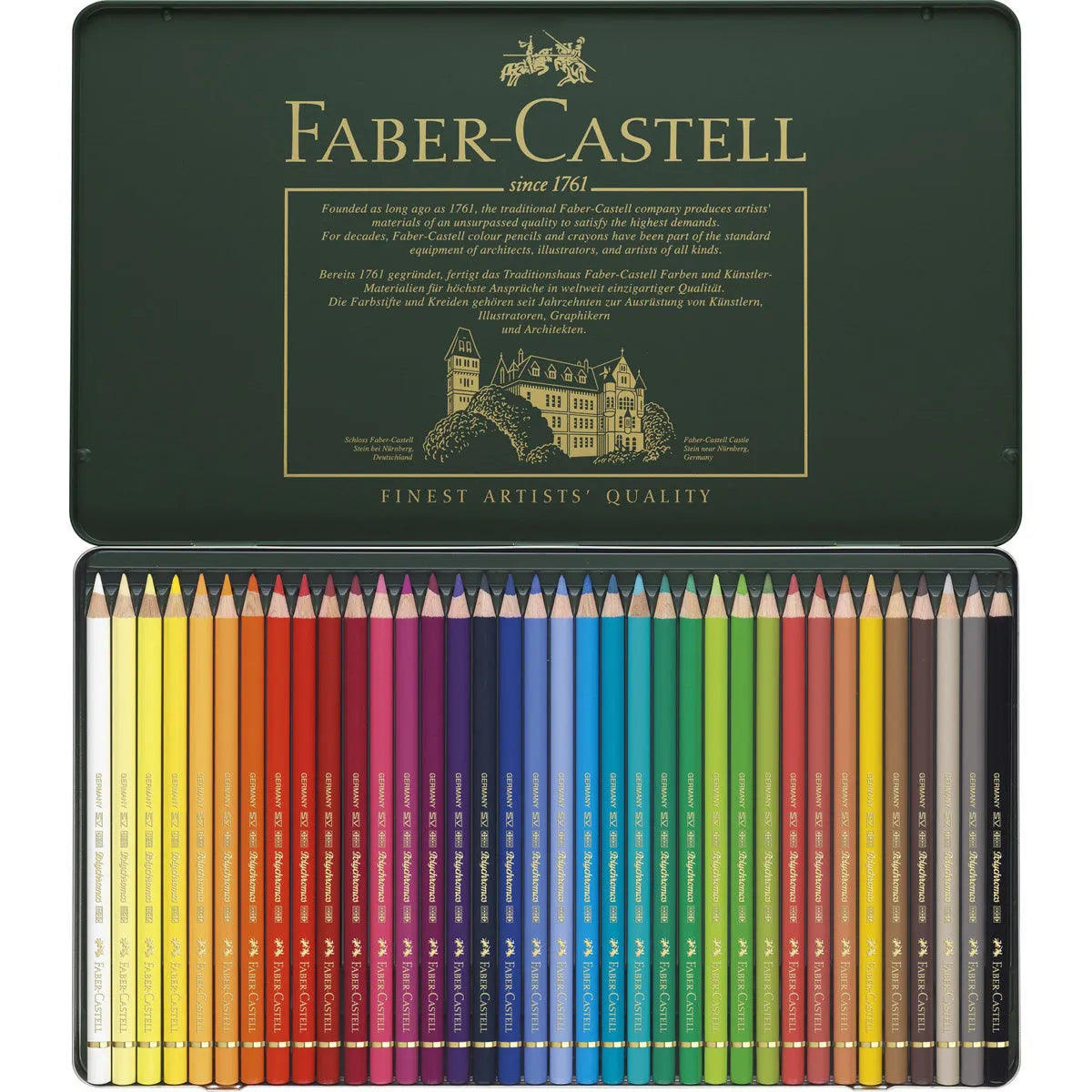 Polychromos Artists' Colour Pencils Tin of 36