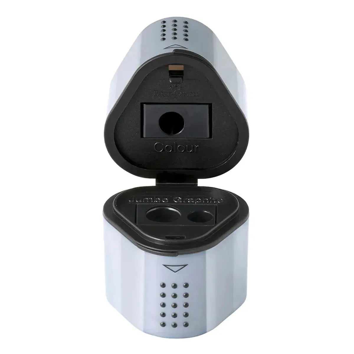 Faber Castell Grip 2001 Trio Sharpening Box, Silver