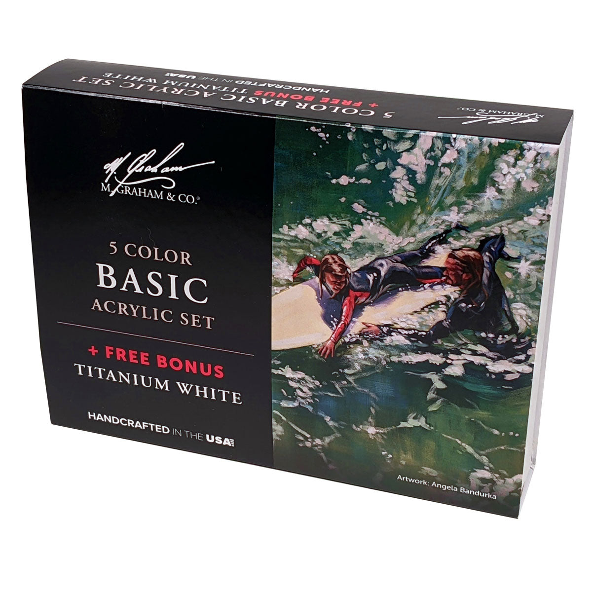 M Graham Acrylic Basic Set 5 Colours