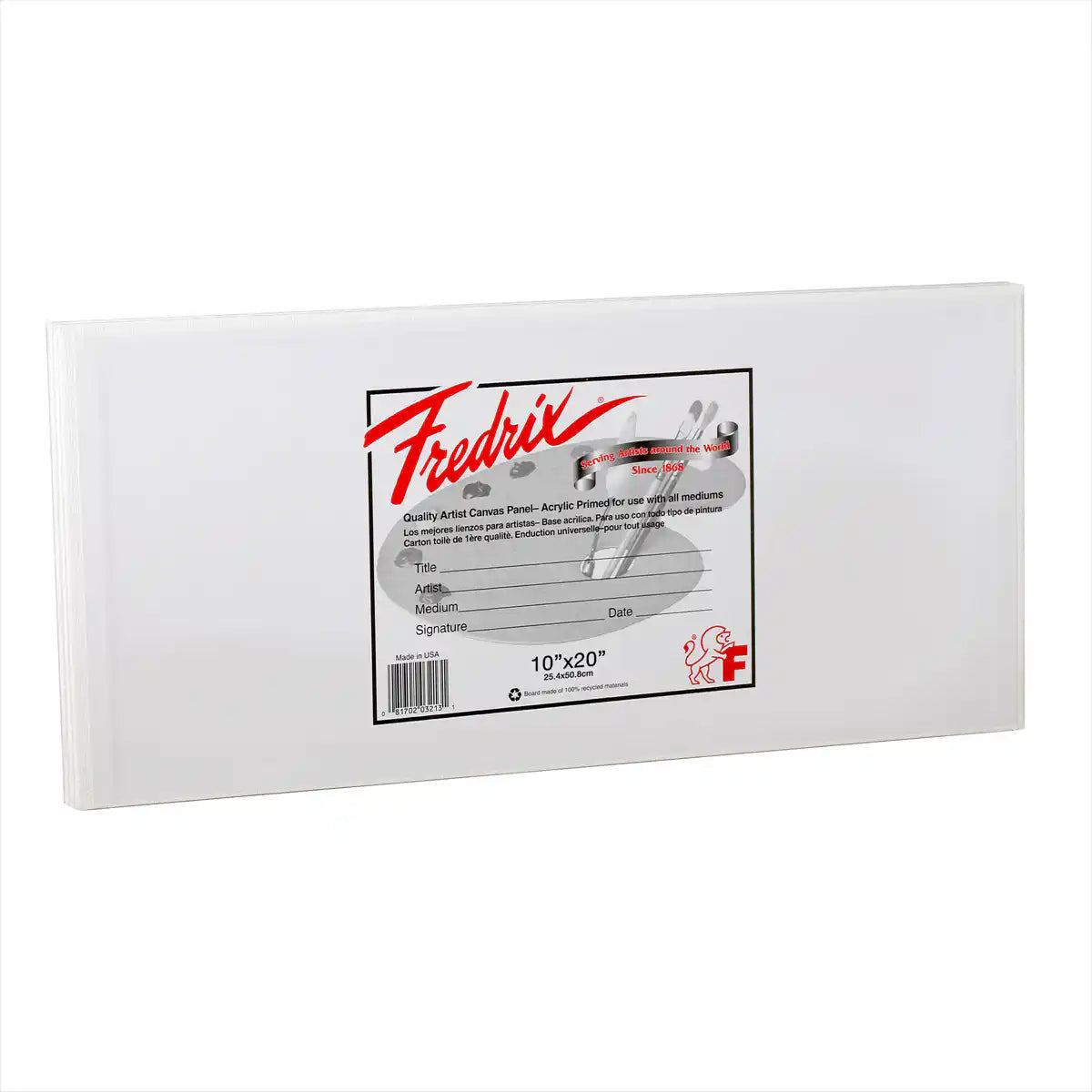 Fredrix Artist Series Primed Poly/Cotton Canvas Panels