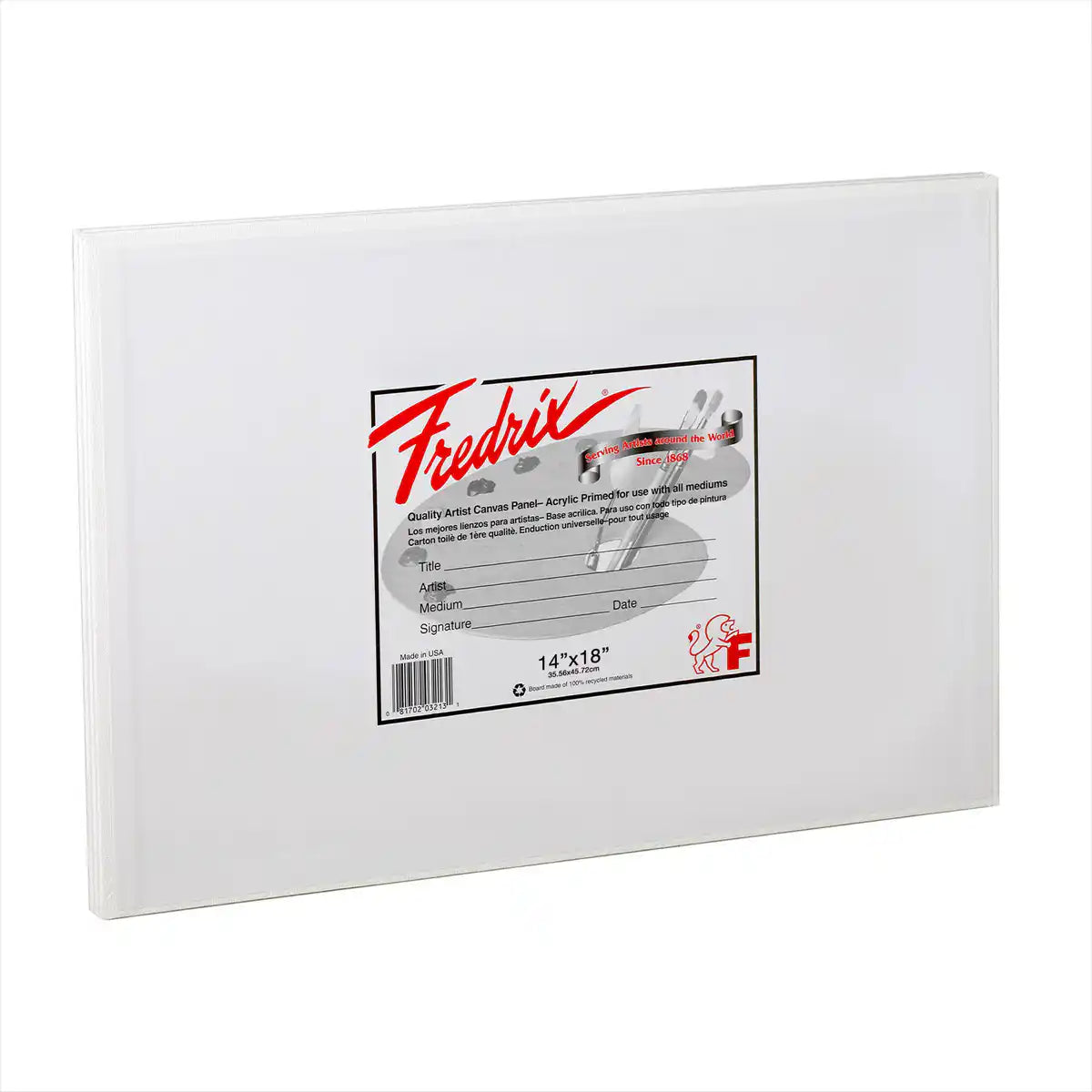 Fredrix Artist Series Primed Poly/Cotton Canvas Panels