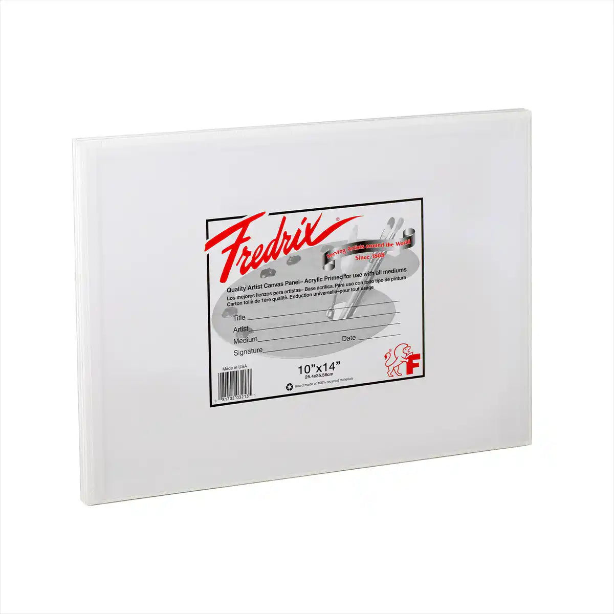 Fredrix Artist Series Primed Poly/Cotton Canvas Panels