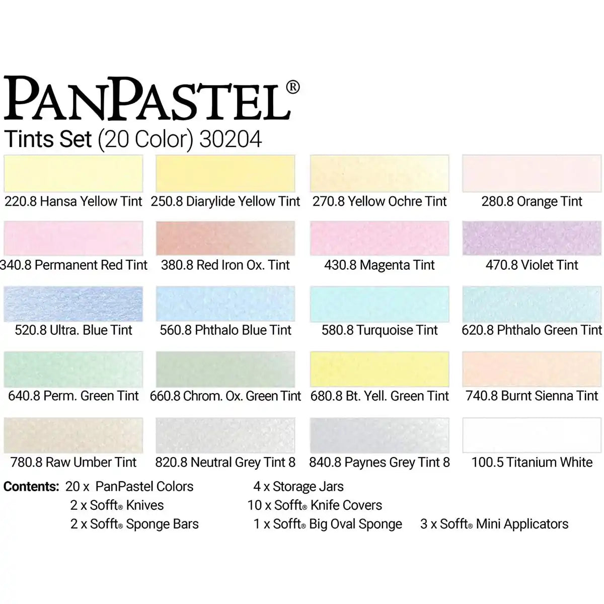 PanPastel Tints Set of 20