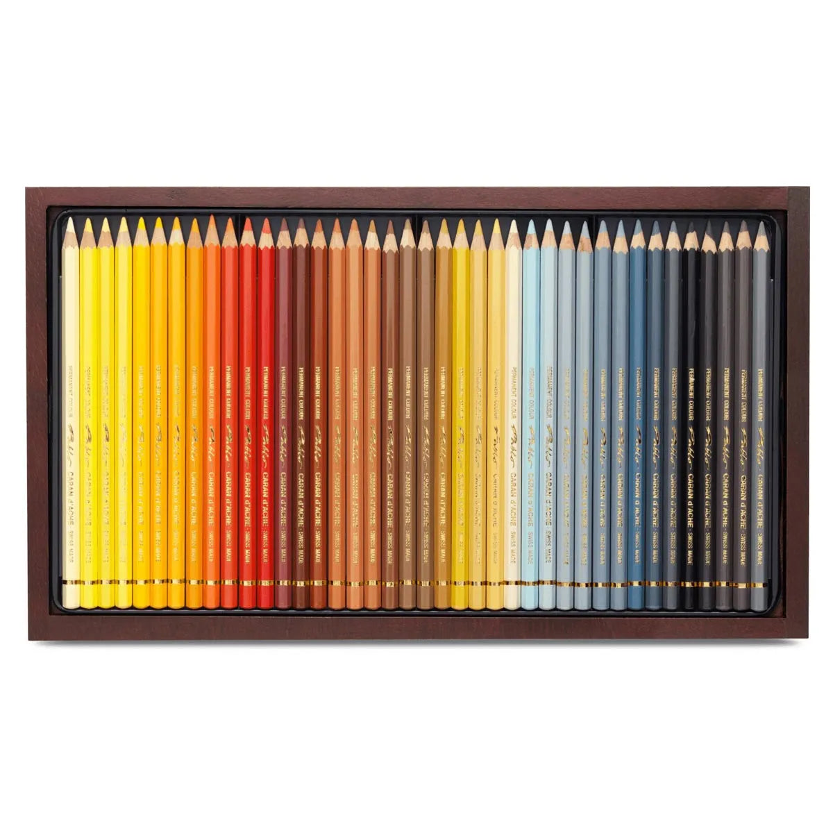 Caran d’Ache Pablo Coloured Pencil Set of 120 Wooden Box