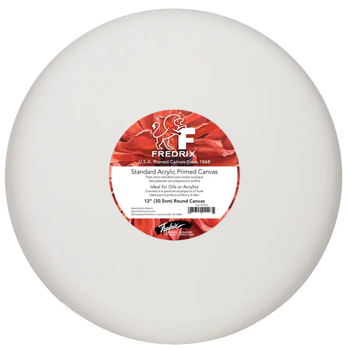 Fredrix Artist Series Convexo Acrylic Primed Cotton Canvas 12oz