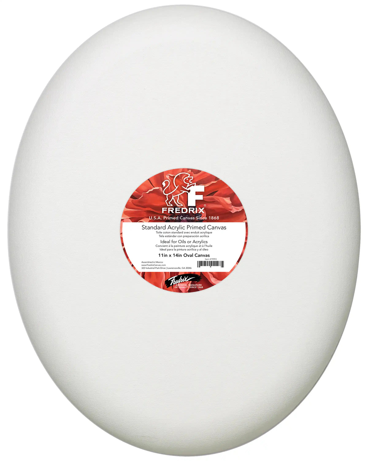 Fredrix Artist Series Convexo Acrylic Primed Cotton Canvas 12oz