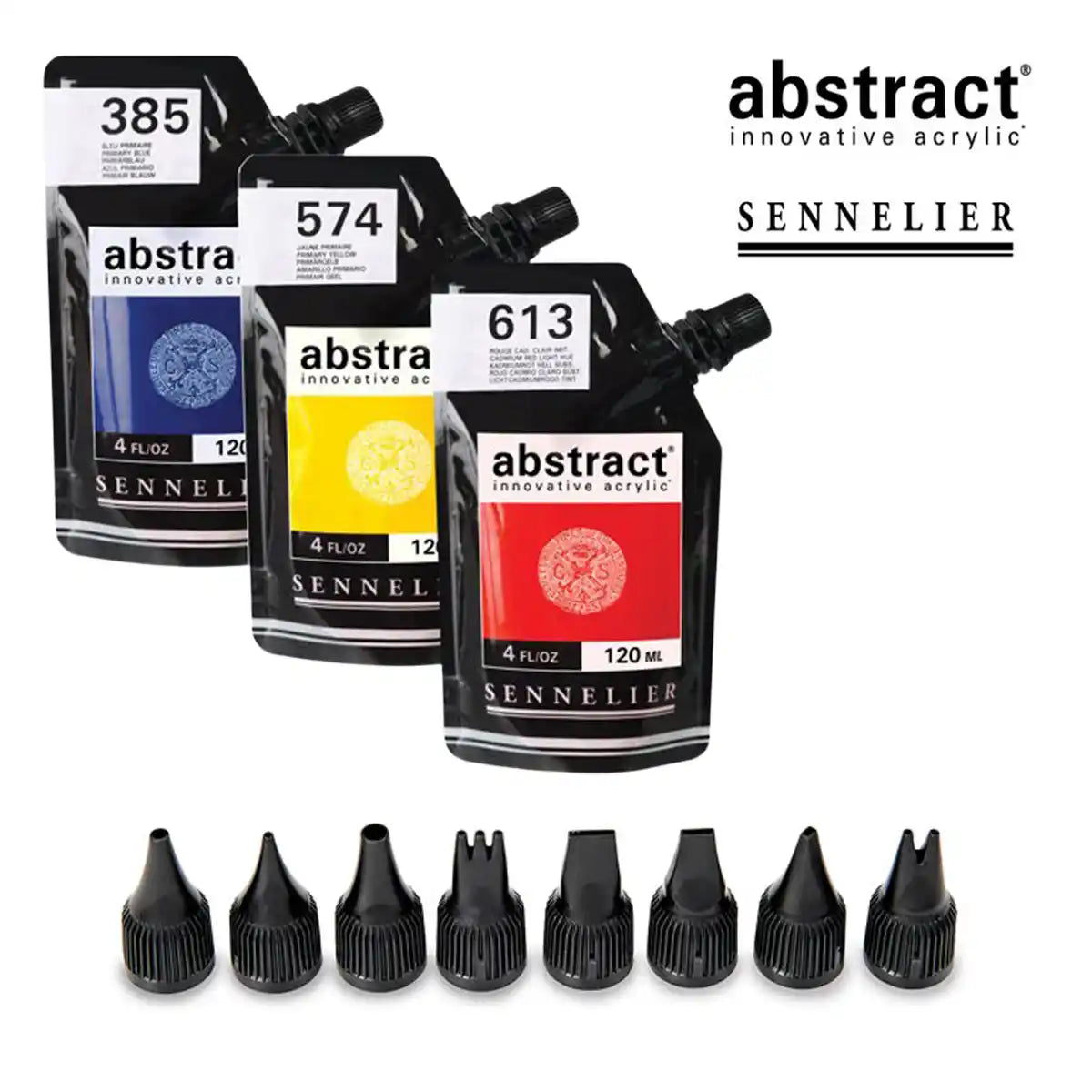 Sennelier Abstract Paint 8-Piece Tips Set
