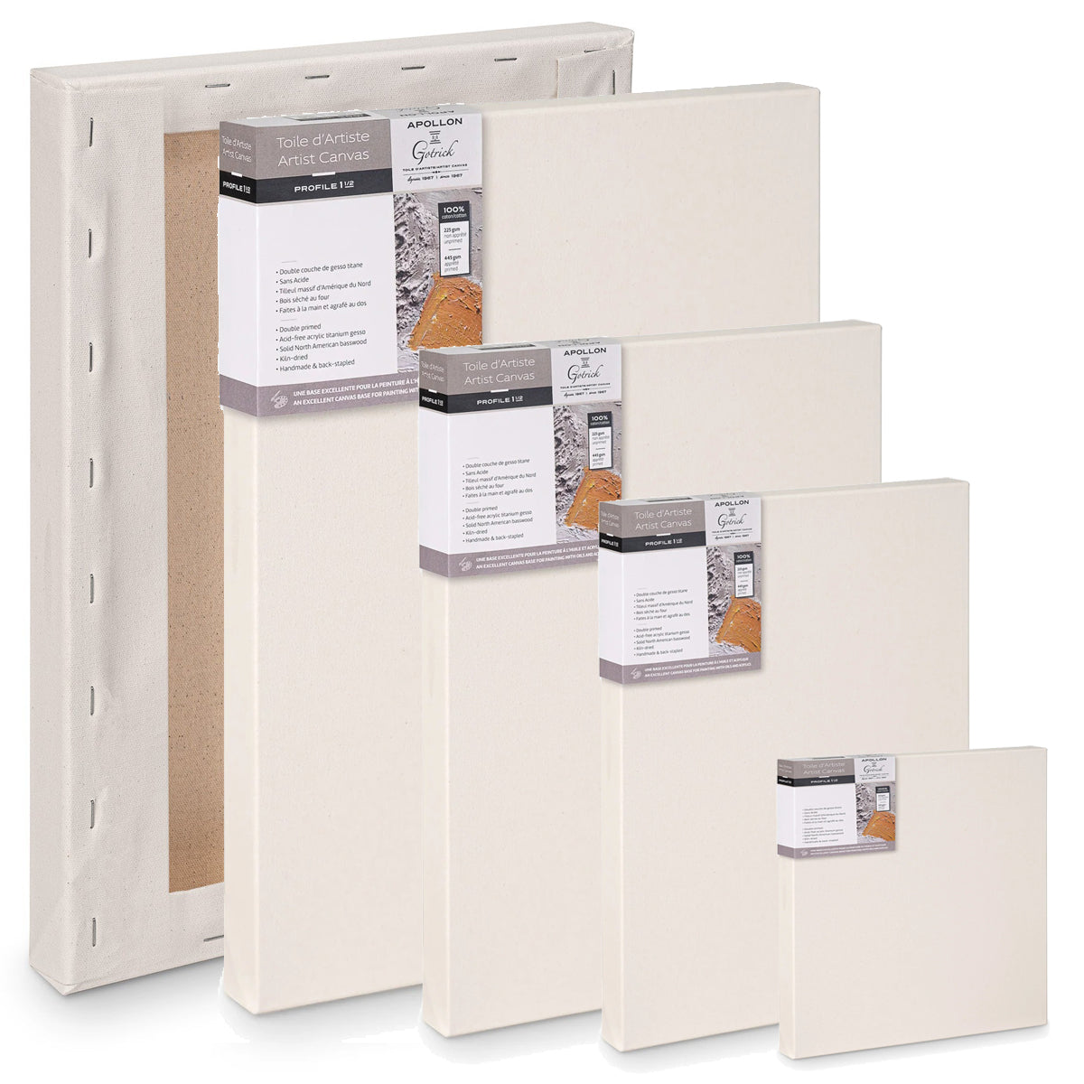 Apollon Gotrick Gallery Profile Cotton Canvas 1-1/2-inch