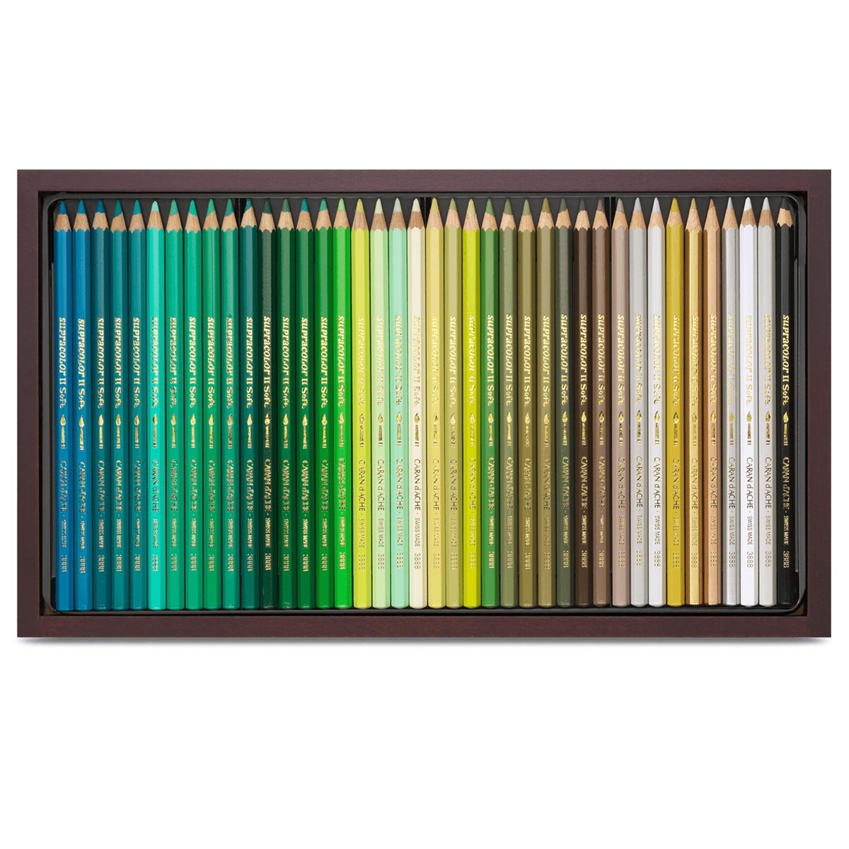 Caran d'Ache Supracolor Soft Pencil Wooden Box Set of 120