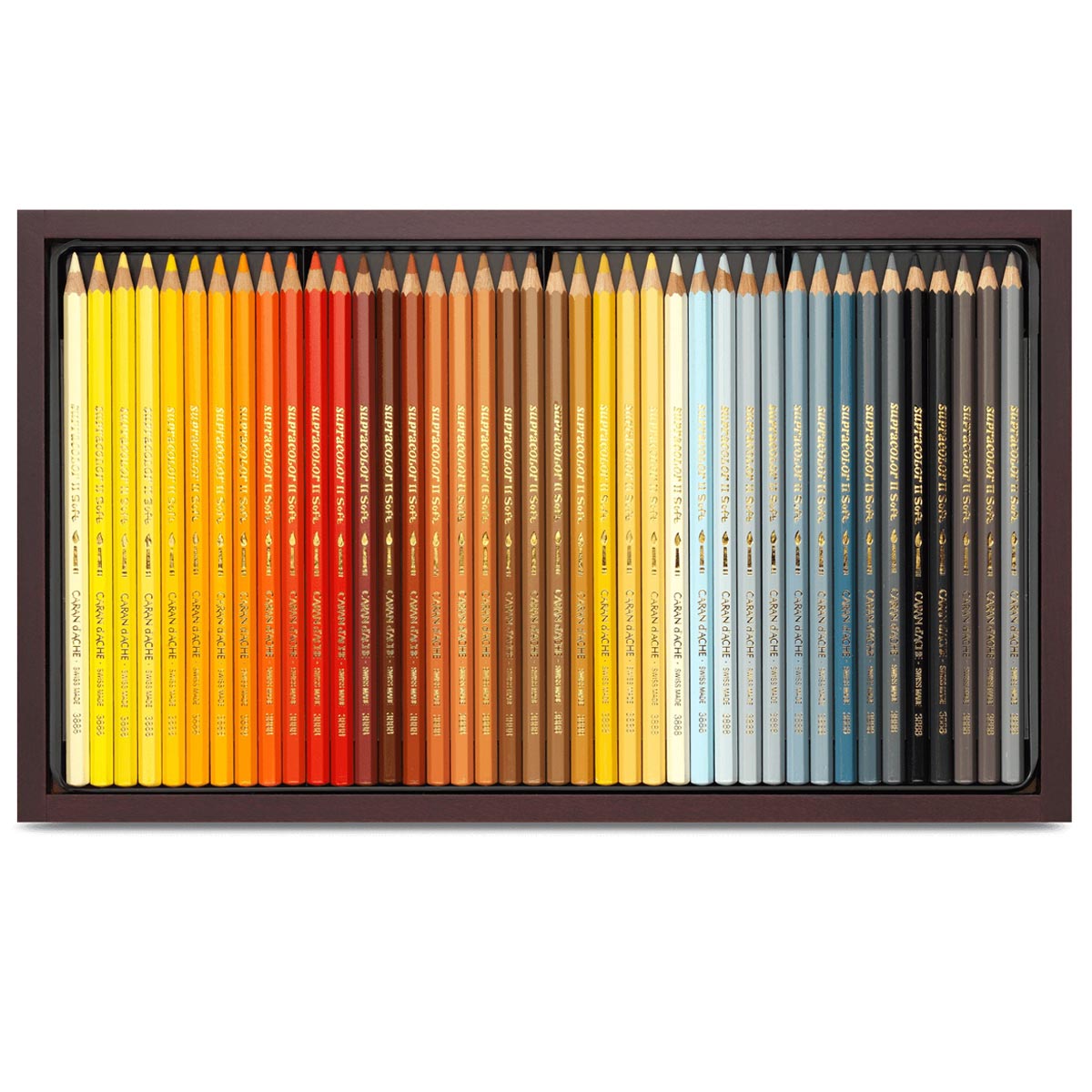 Caran d'Ache Supracolor Soft Pencil Wooden Box Set of 120