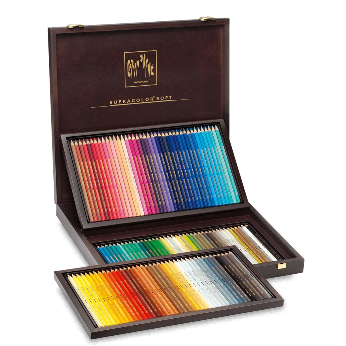 Caran d'Ache Supracolor Soft Pencil Wooden Box Set of 120