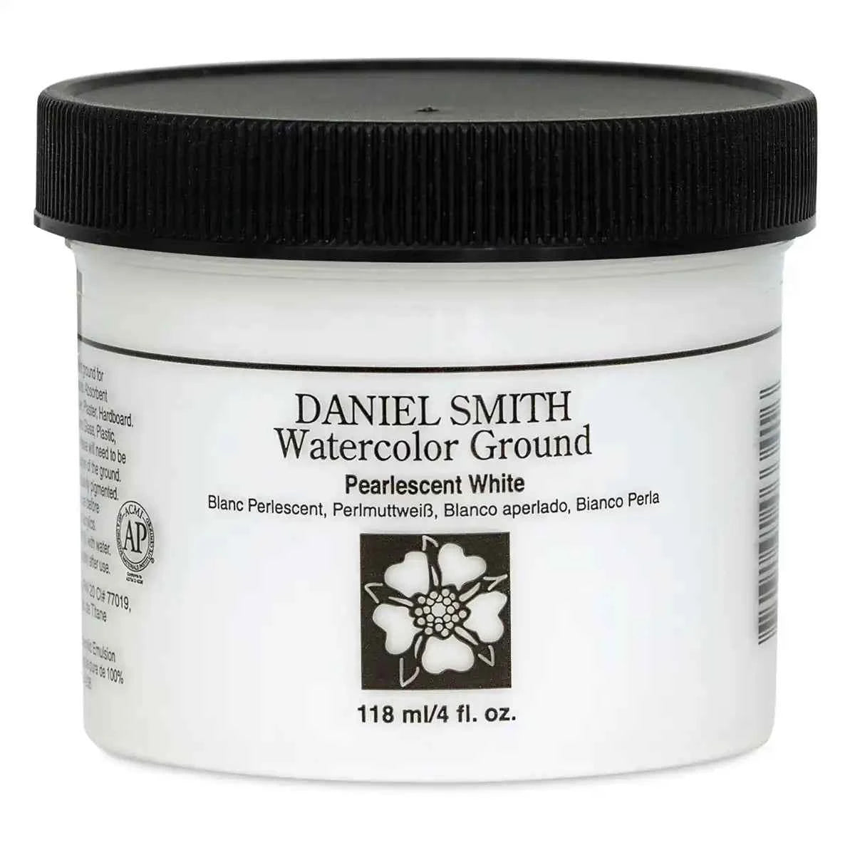 Daniel Smith Watercolour Ground Pearlescent White 4oz Jar - King's Framing & Art Gallery