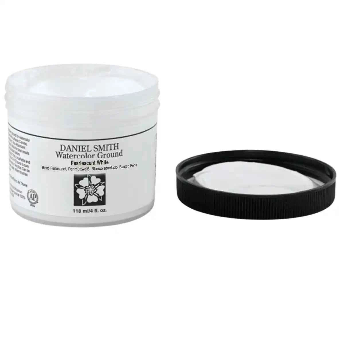 Daniel Smith Watercolour Ground Pearlescent White 4oz Jar - King's Framing & Art Gallery