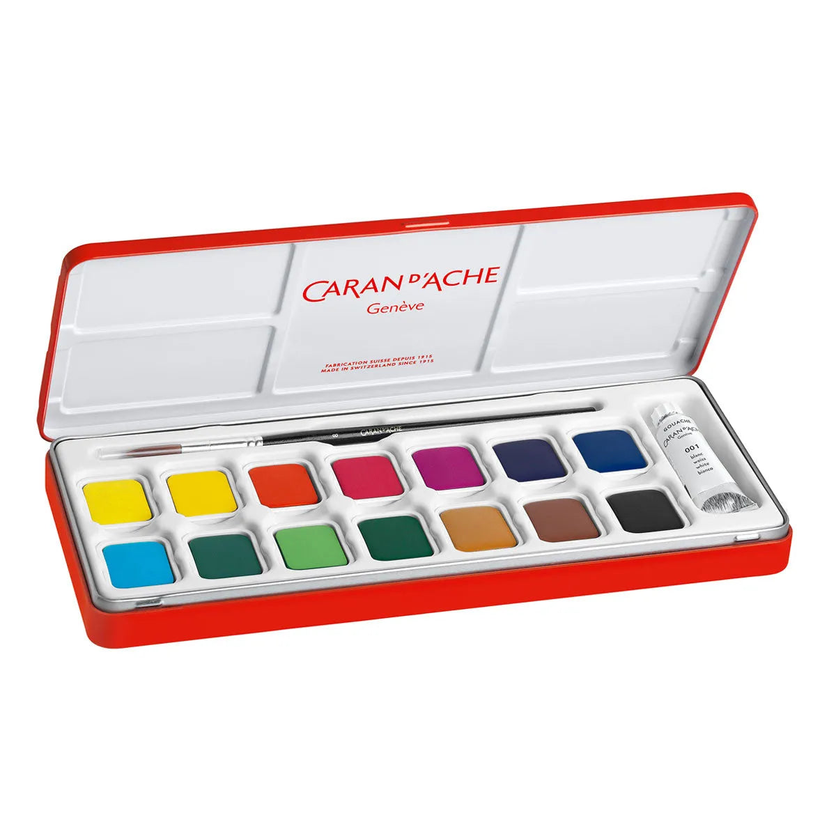 Caran d'Ache Studio Gouache 15-Colour Tin Set