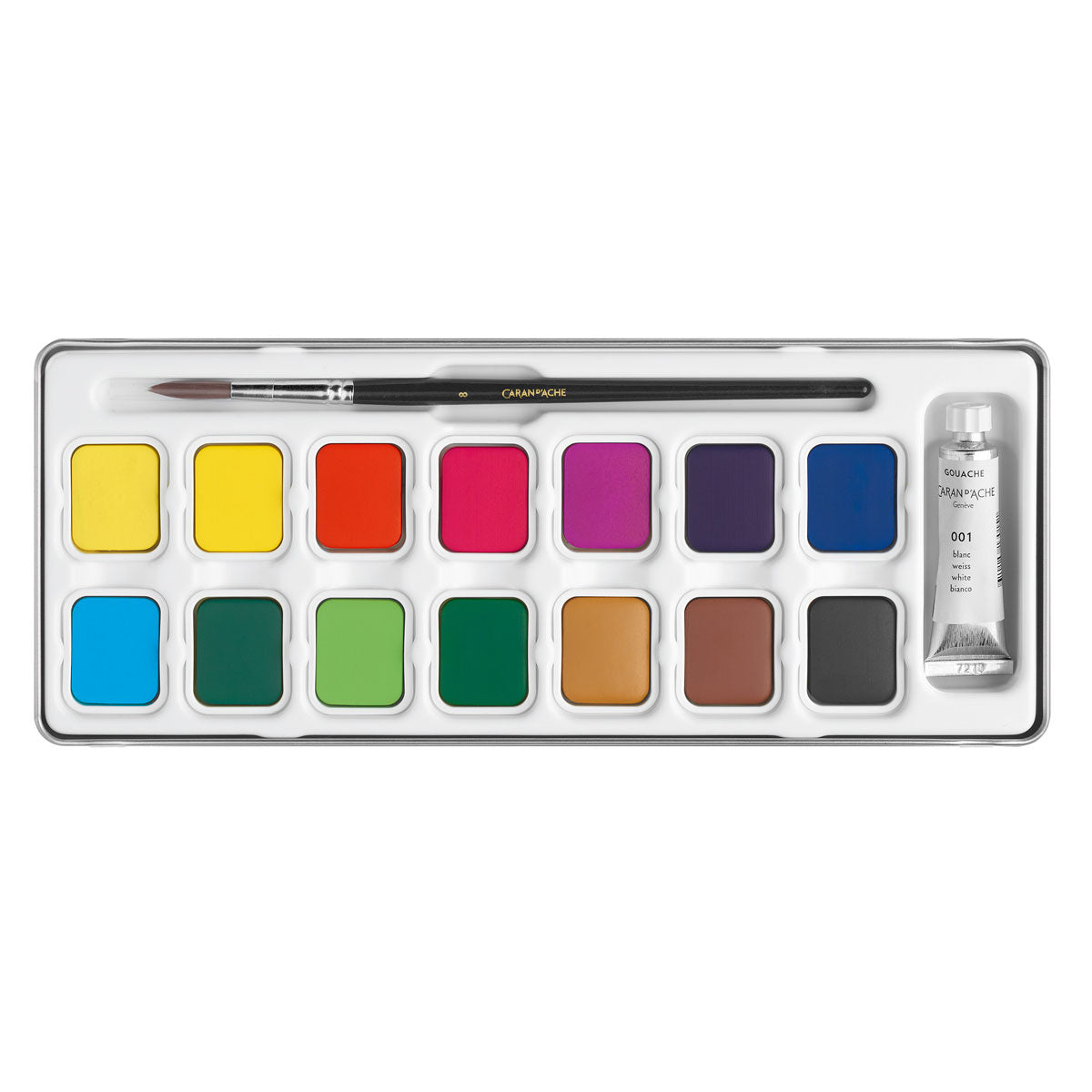 Caran d'Ache Studio Gouache 15-Colour Tin Set