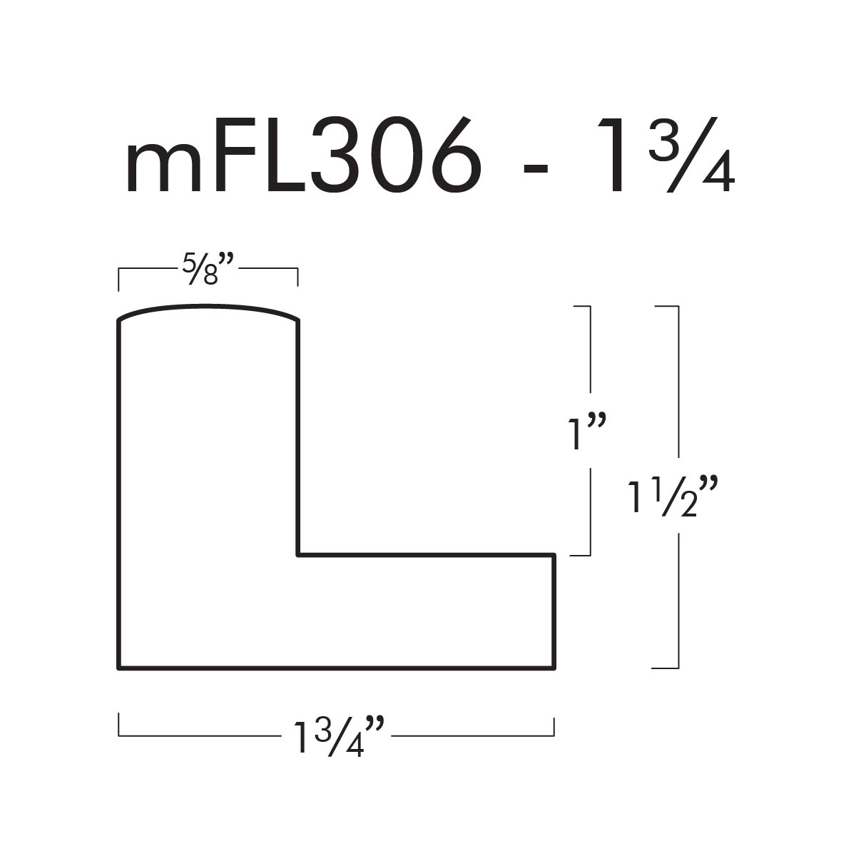 King's Floater Frames Gallery MFL306-1-3/4