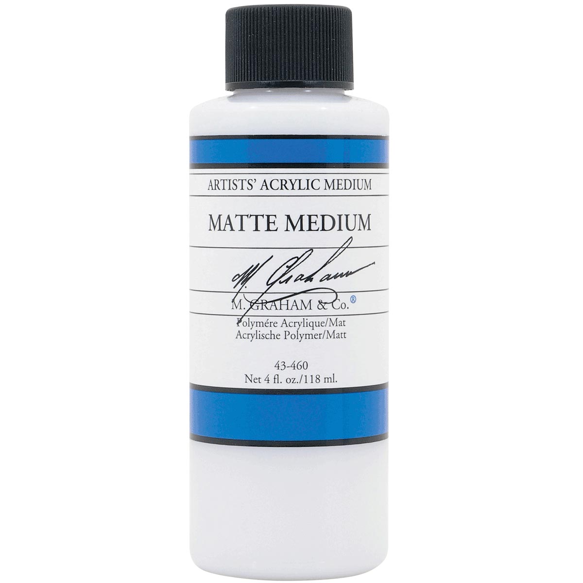 M Graham Acrylic Matte Medium 4 oz (118 ml)