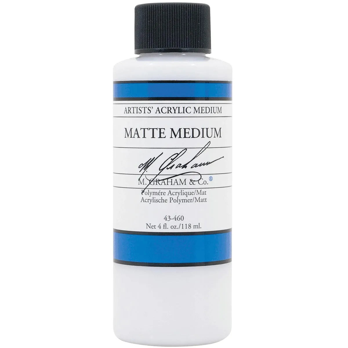 M Graham Acrylic Matte Medium 4 oz (118 ml)