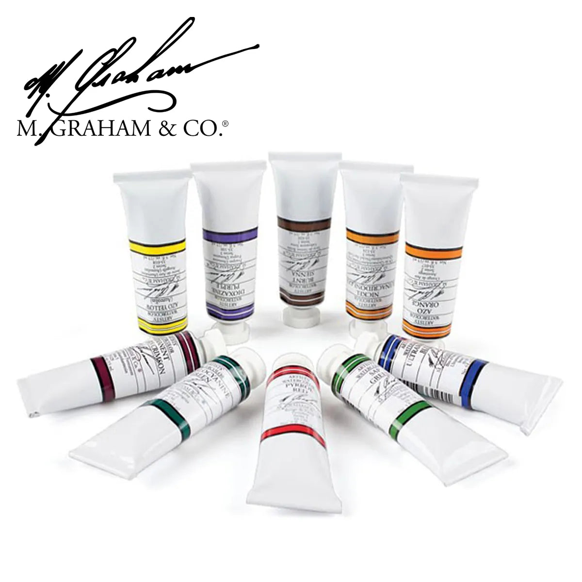 M Graham Watercolour Paint Colours