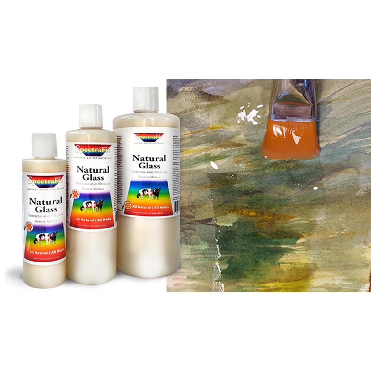 SpectraFix Natural Glass Varnish 8 oz