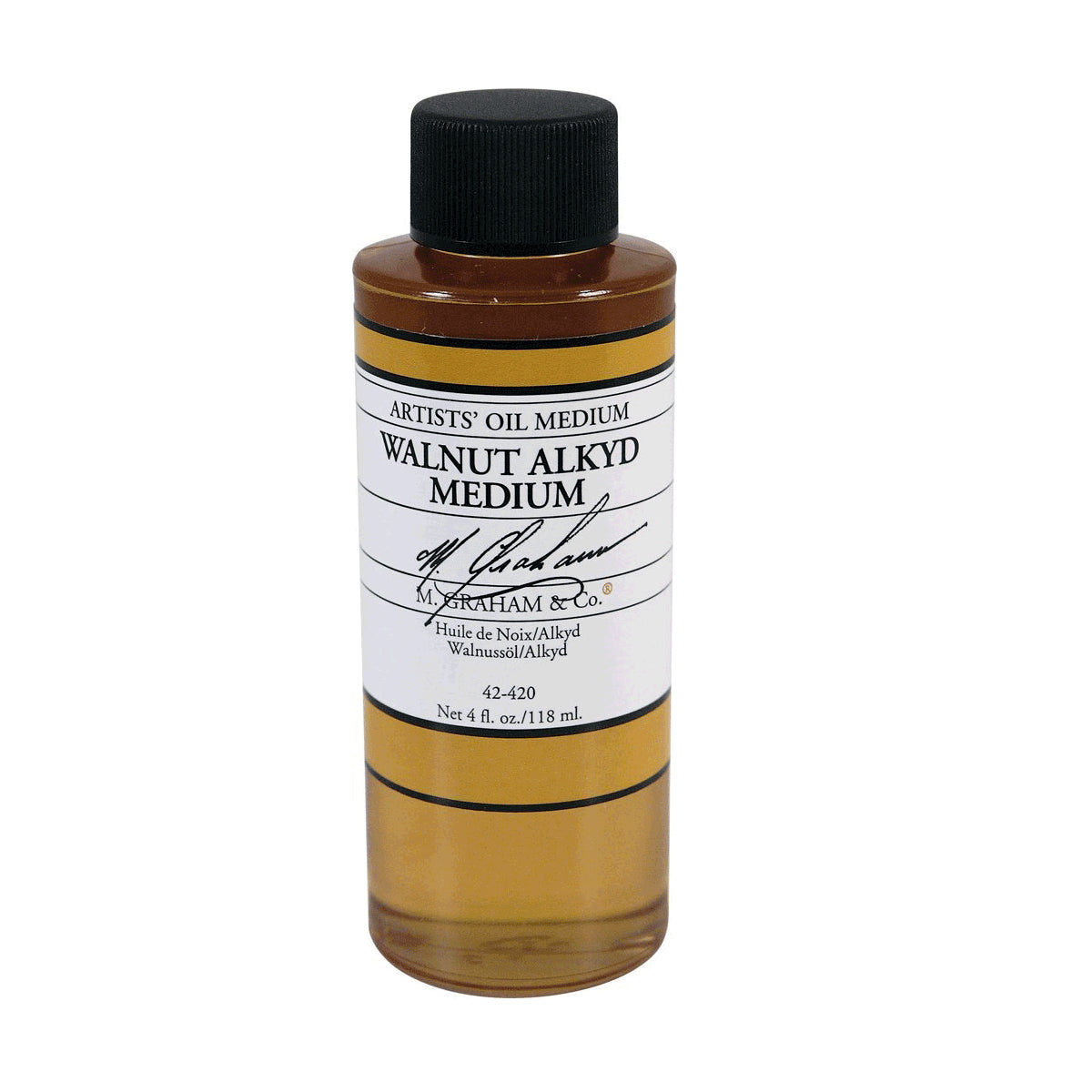 M Graham Walnut/Alkyd Medium 4 oz (118 ml)
