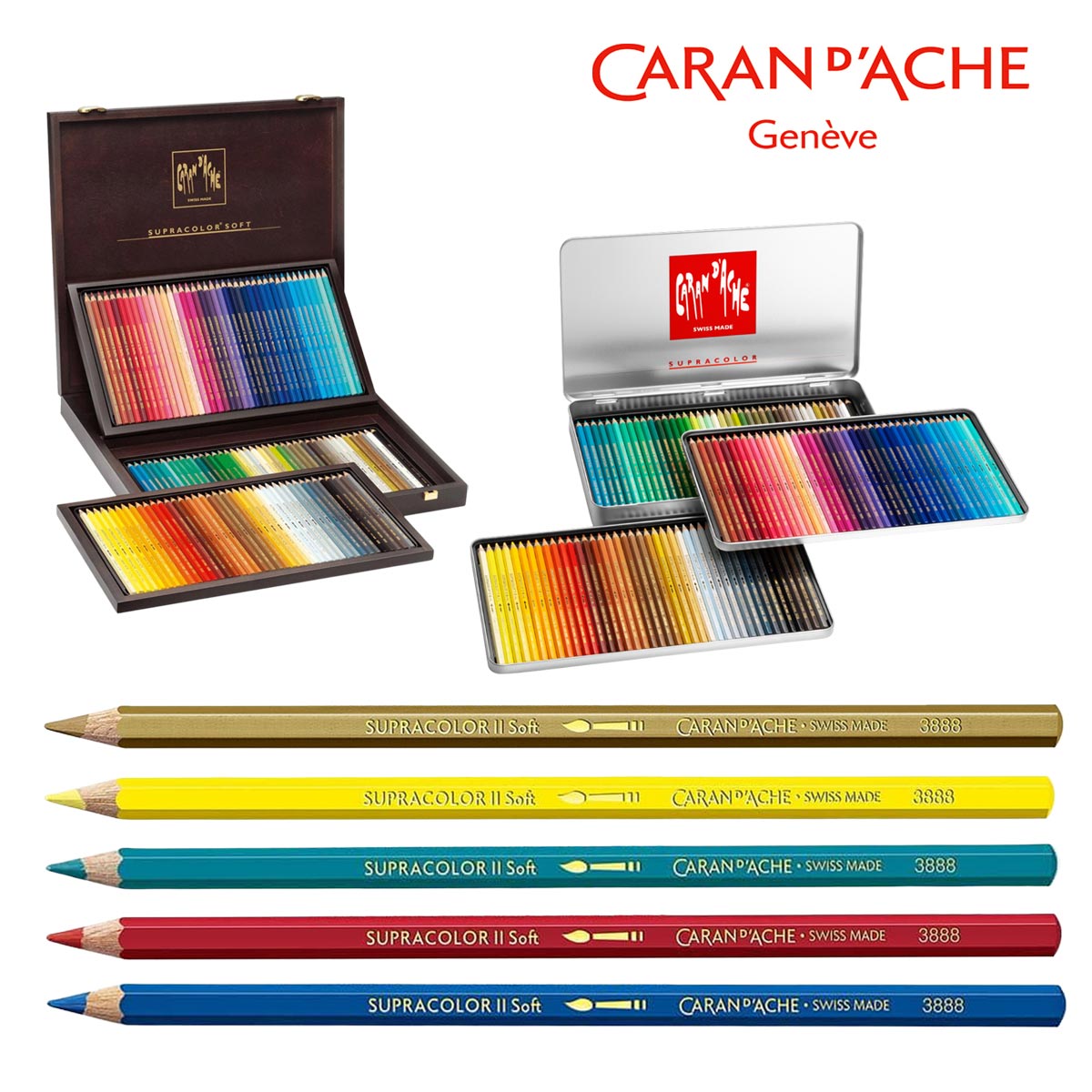 Caran D'ache Supracolor Soft Aquarelle Pencils & Sets – King's