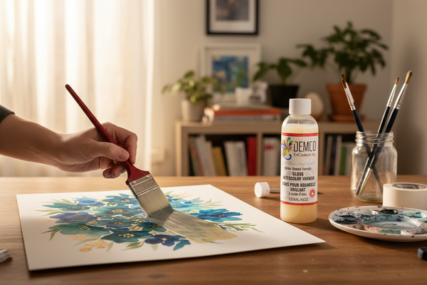 Demco Watercolour Varnish Lifestyle