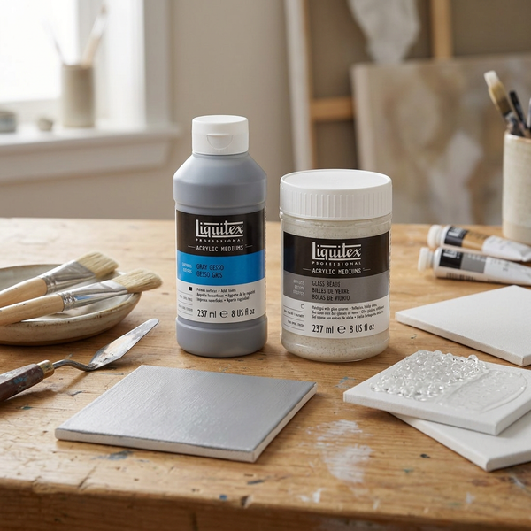 Liquitex Acrylic Mediums and Grounds studio lifestyle image