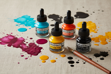 Sennelier Abstract Acrylic Ink collection hero