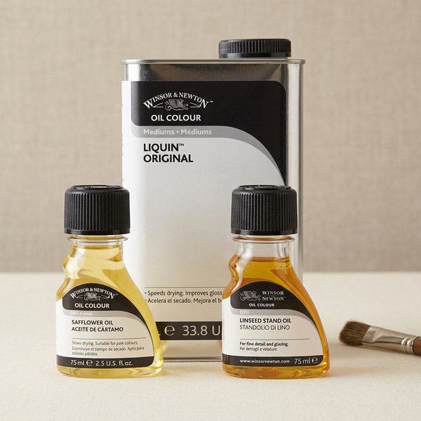 Winsor & Newton oil painting mediums collection image