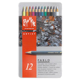Caran d’Ache Pablo Coloured Pencil Set of 12 Metal Box