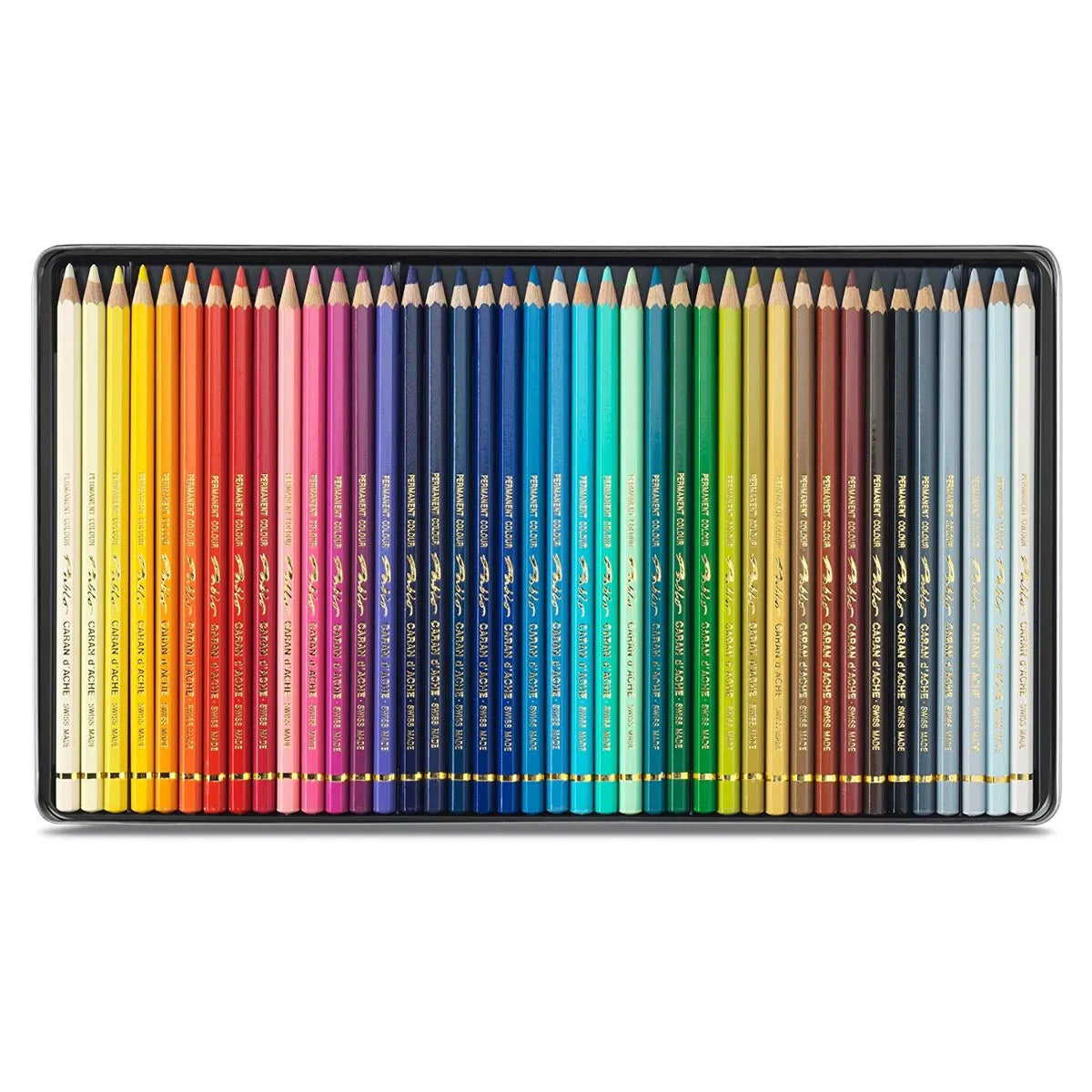 Caran d’Ache Pablo Coloured Pencil Set of 40 Metal Box