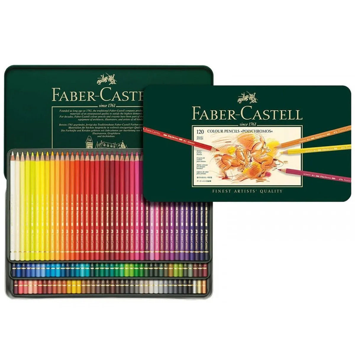 Polychromos Artists' Colour Pencils Tin of 120