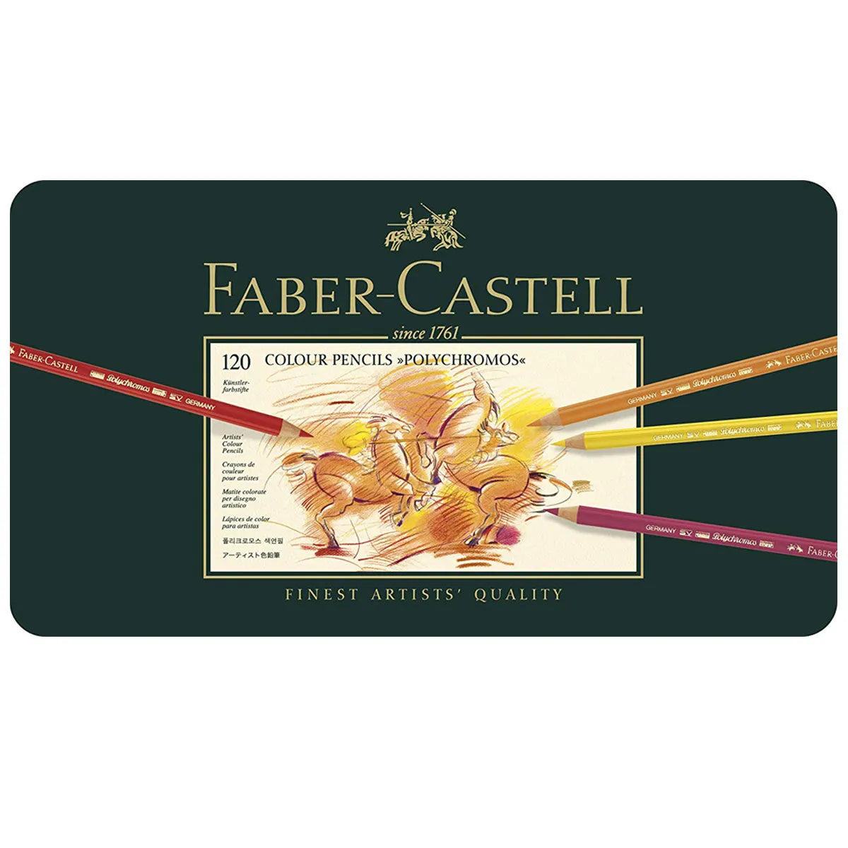 Polychromos Artists' Colour Pencils Tin of 120