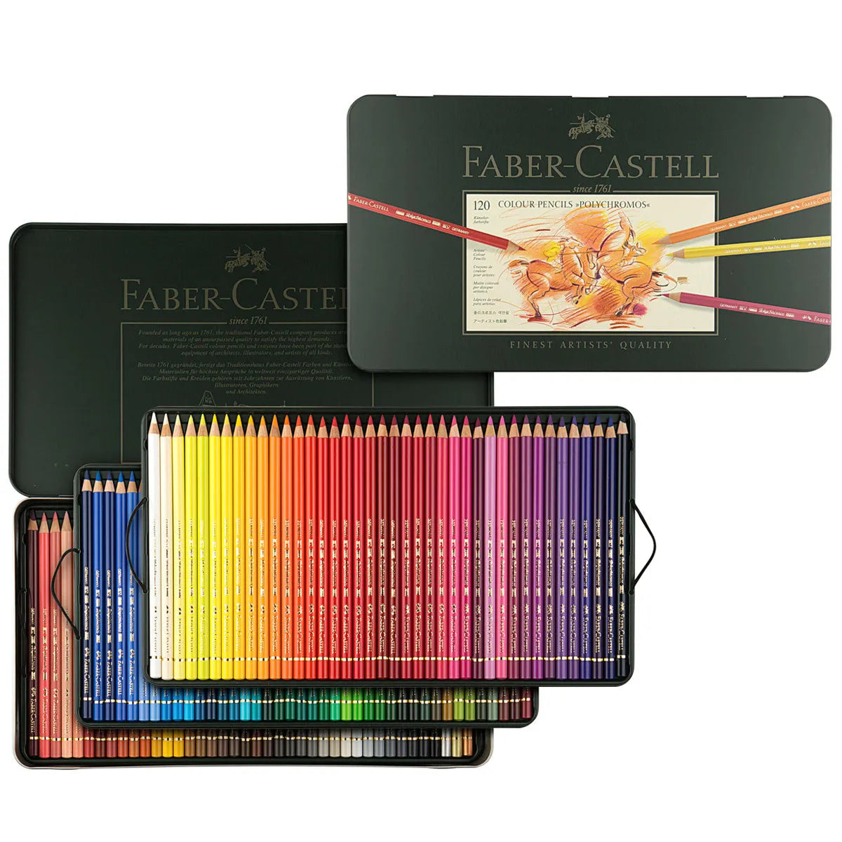 Polychromos Artists' Colour Pencils Tin of 120