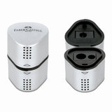 Faber Castell Grip 2001 Trio Sharpening Box, Silver