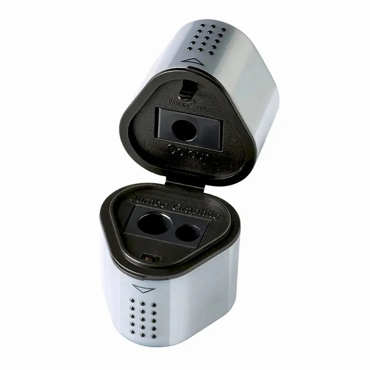 Faber Castell Grip 2001 Trio Sharpening Box, Silver