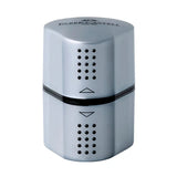Faber Castell Grip 2001 Trio Sharpening Box, Silver