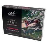 M Graham Acrylic Basic Set  5 Colours