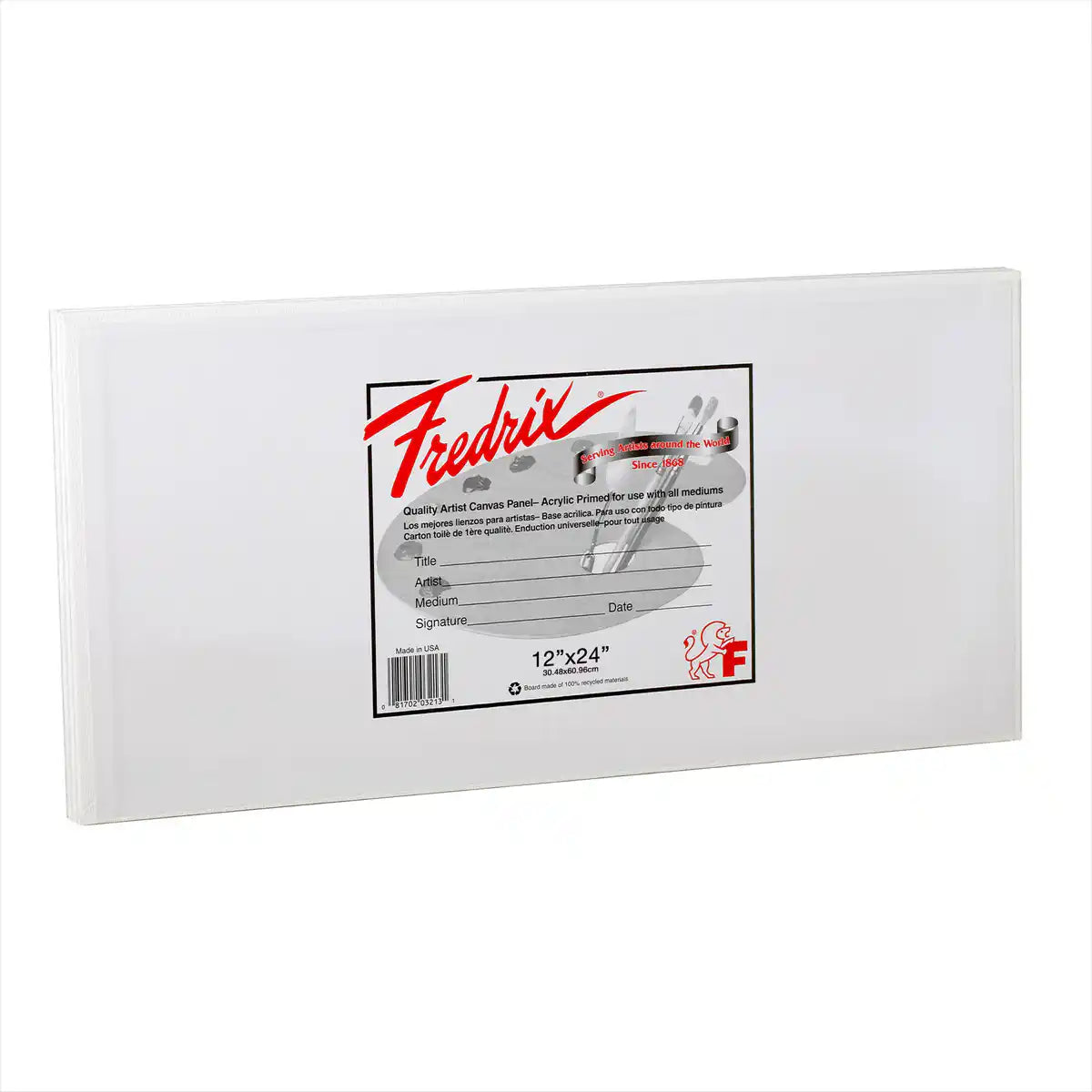 Fredrix Artist Series Primed Poly/Cotton Canvas Panels
