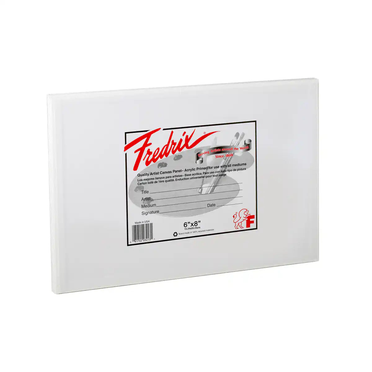 Fredrix Artist Series Primed Poly/Cotton Canvas Panels
