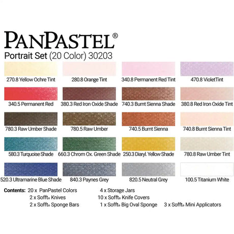 PanPastel Portrait Set of 20