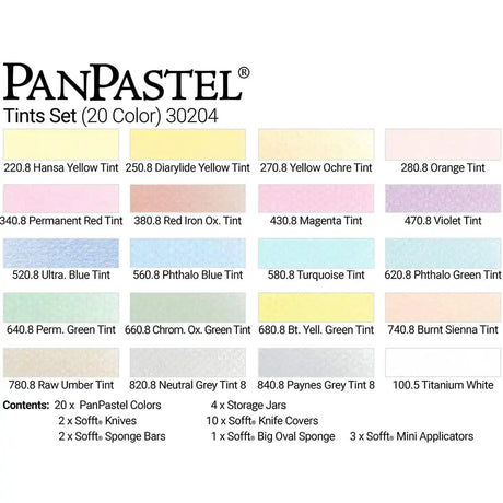 PanPastel Tints Set of 20