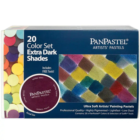 PanPastel Extra Dark Shades Set of 20