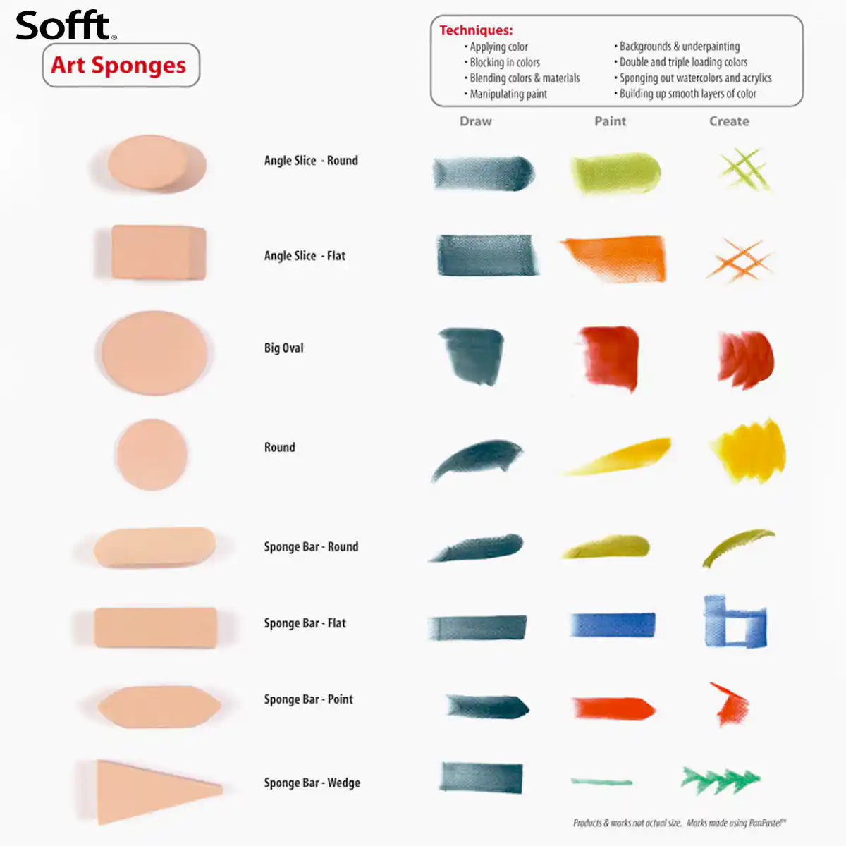 Sofft Art Sponge 44 Tools Combination Set