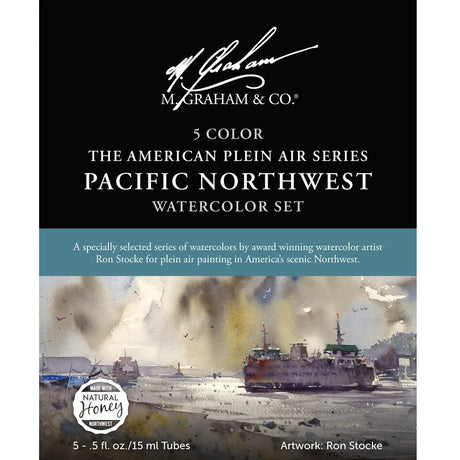 M Graham Pacific Northwest 5 Colour Watercolour 15 ml Set