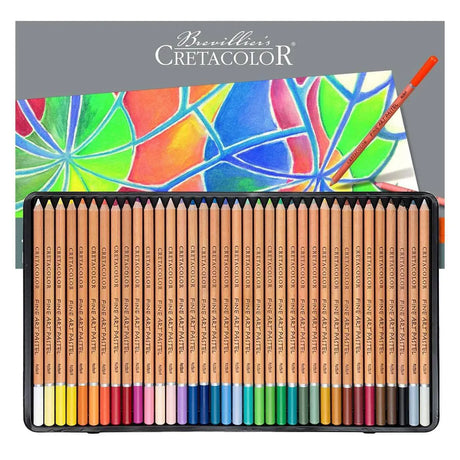 Fine Art Pastel Pencil Tin Set of 36