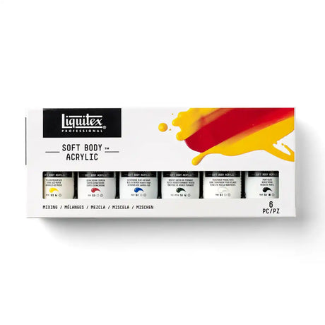 Liquitex Professional Soft Body Acrylic Mixing Set 6 x 59ml