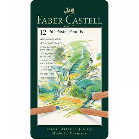 Faber Castell Pitt Pastel pencil tin of 12