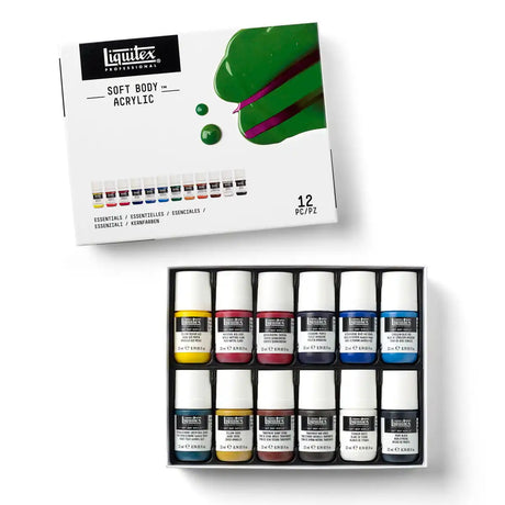 Liquitex Professional Soft Body Acrylic Essentials Set 12 x 22ml